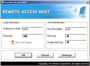 RemotePC Host Access