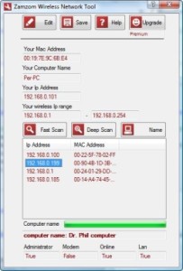 Zamzom Wireless Network Tool Download