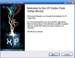 Download X Codec Pack 2.6.3 For Windows XP