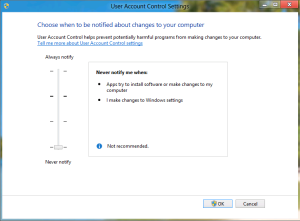 How to Disable User Account Control (UAC) In Windows 8